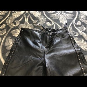 Womens leather Harley Davidson pants